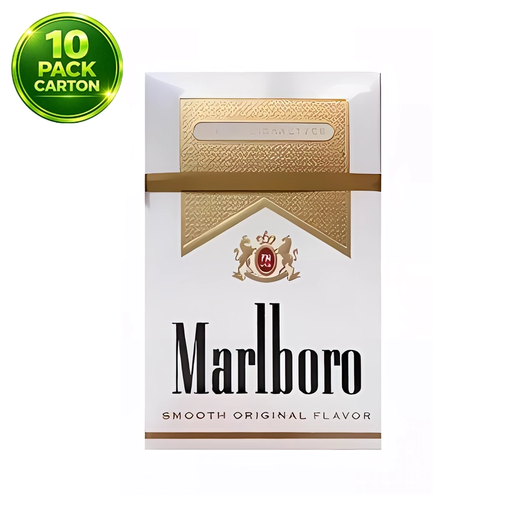 Marlboro Smooth Original Gold Pack Filter - 1 Carton (10 Packs) Marlboro Smooth Original Gold Pack Filter - 1 Carton (10 Packs)